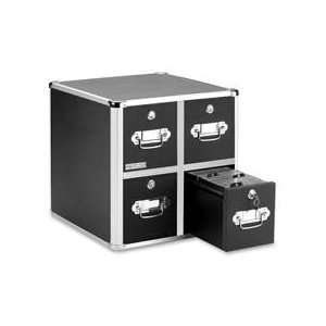  Vaultz CD Cabinet, 4 Drawer, 8 1/2x15x14, 660 Cap 