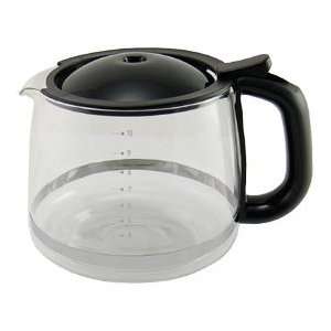  Krups XS1500 10 Cup Glass Carafe for Combi Machines, Black 