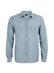   Chambray Shirt by A.P.C.   Blue   Buy Shirts Online at my wardrobe
