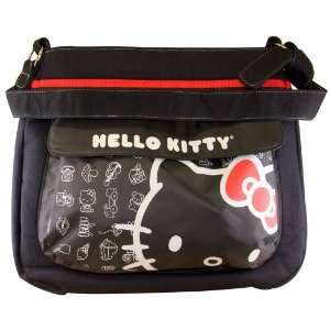  Hello Kitty Ladies Hobo Canvas Messenger Bag Black