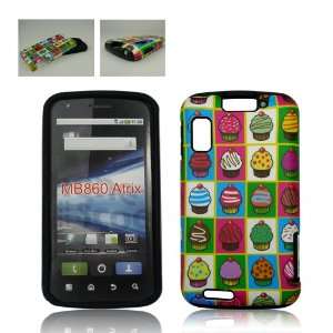   4G MULTI COLOR CUPCAKE PATTERN HYBRID CASE Cell Phones & Accessories