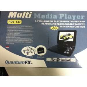  Quantum FX 7in Multimedia Player With TV USB Card Reader 