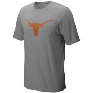  Nike Texas Longhorns Classic Logo T shirt   Gray (XX Large 