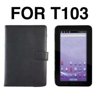 T103 Velocity Micro Cruz Tablet Leather Case   Black (For Cruz Tablet 