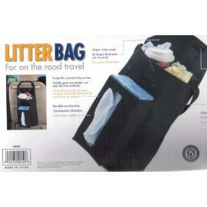  Litter Bag for on the Road Travel   Black Automotive