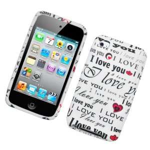  I Love You Soft Silicone Gel Skin Case Apple Ipod Touch 4 