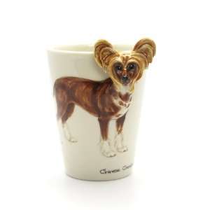 Chinese Crested Dog Ceramic 3D Mug Handmade Dog Lover Gifts Original 