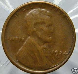  looking at a nice 1924 S Lincoln Wheat Back Cent . I see this coin 