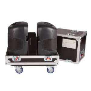   TOUR Double Speaker Case for Two 15 Speakers Musical Instruments