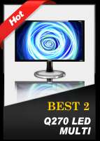   CATLEAP Q270 LED SE 272560X1440 WQHD DVI D Dual Computer Monitor