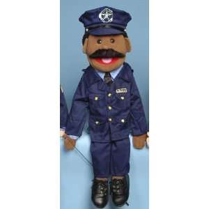  28 Policeman Puppet Black Toys & Games