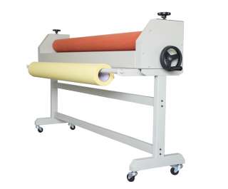   Stand Large Soft Rubber Roll Cold Laminating Machine Laminator  