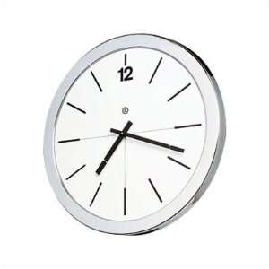 14 Diameter Wall Clock without Acrylic Cover Bezel Finish Soft White 