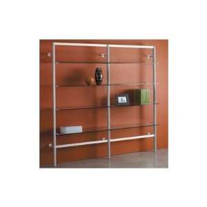   Storage System with 4 Shelves Shelf Finish Acrylic (30 degree angle