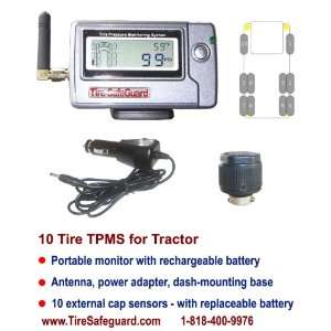  10 Tire Truck Cap Sensor Tire Pressure Monitoring System 