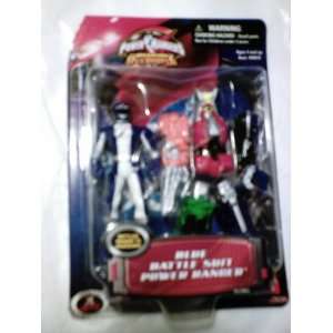   Power Rangers Blue Battle Suit Battlize Ranger to Megazord Toys