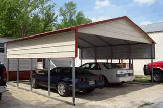 Fully Enclosed Metal Carport or Storage Shed for $2,955 Installed 