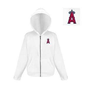  Los Angeles Angels of Anaheim Womens Zip Front Hoody by 