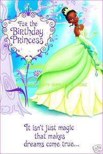 Princess and the Frog Happy Birthday Greeting Card  