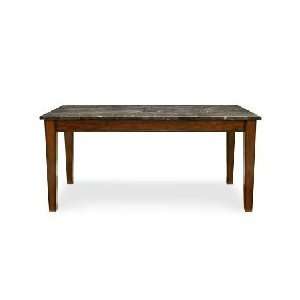  Laminated Marble Dining Table Antique Cherry Finish: Home 