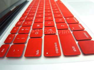 Red Keyboard Protector Cover Apple MacBook Pro 13 13.3  