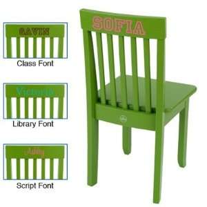  KidKraft 16653 Personalized Avalon Chair in Apple Baby