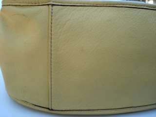 MAKOWSKY yellow leather bag handbag purse  