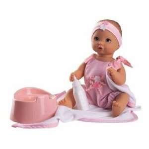  Gotz Dolls Aquini Bath Baby Girl with Potty Chair Toys 