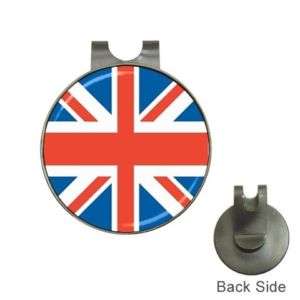 United Kingdom Flag Britian Golf Ball Marker Hat Clip  