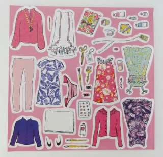 LILLY PULITZER PAPER DOLL BOOK 2 Dolls, Scenes & Wardrobe Sheets 