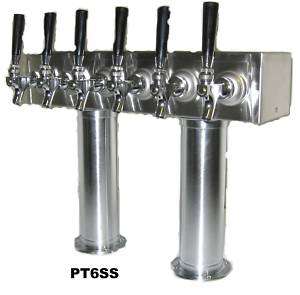 Draft Beer Tower Keg Tap Tower Beer Parts  PT6SS   