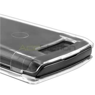 For Blackberry Torch 9800 Clear Hard Case+Privacy Pro  
