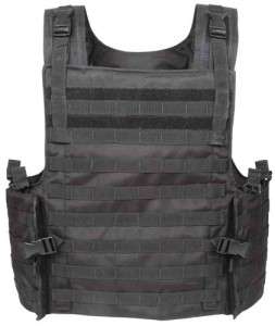 North Star Tactical Molle Armor Plate Carrier Vest  Blk  