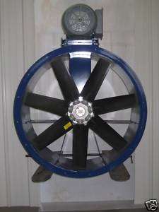 42 Dia. Tube Axial Exhaust Fan/Great For Spray Booths  