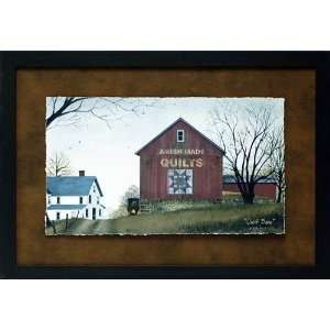 Quilt Barn by Billy Jacobs 18x26 framed artwork country landscape 