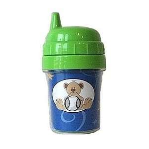  Baseball Bear Baby Sippy Cup   blue Baby