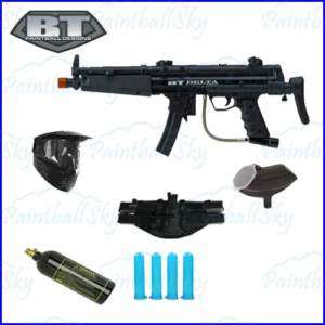 BT Delta Tactical Paintball Marker Gun CQB Sniper Package with GxG 4+1 