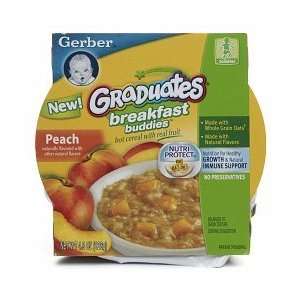 Gerber Graduates Breakfast Buddies Hot cereal with Real fruit, Peach 
