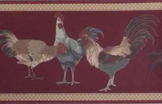 Country Wallpaper Border Rooster Gamecocks Wall Chicken  