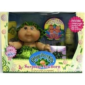   Cabbage Patch Kids Surprise Newborn Cuacasian Girl Red Hair: Toys