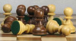 Weighted Staunton Rose Wood Chess Set Pieces   4Q  
