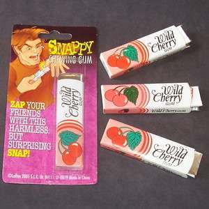 Snapping Chewing Gum Pack Snappy Snap Finger Trap Trick Joke Prank Gag 