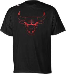 NEW Chicago Bulls Foil Game T Shirt By UNK NBA STORE  
