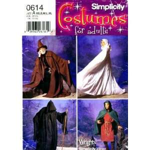  0614 Sewing Pattern Costume Wizard Lord of Rings Hooded Cape 