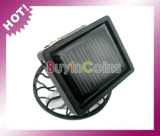 Clip on Solar Energy Cell Travel Cooling Cool Mini Fan  