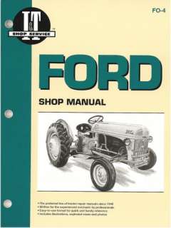 FORD shop manual 8N 9N 2N NEW for tractor repair  