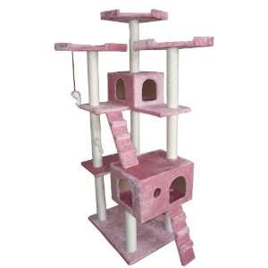  Pink 73 Cat Tree Pet House