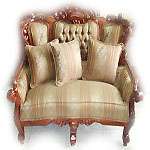 Custom parota, pine & mesquite wood furniture. Custom copper range 
