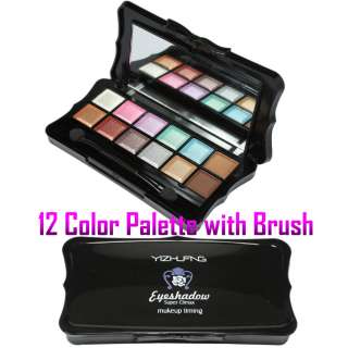   Ultra Shimmer Color Eyeshadow Makeup Palette with Brush   #01  