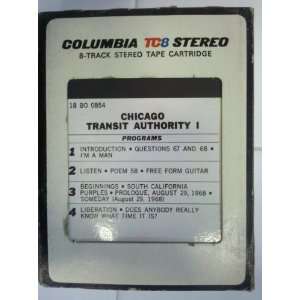 Chicago Transit Authority 1 8 Track Tape